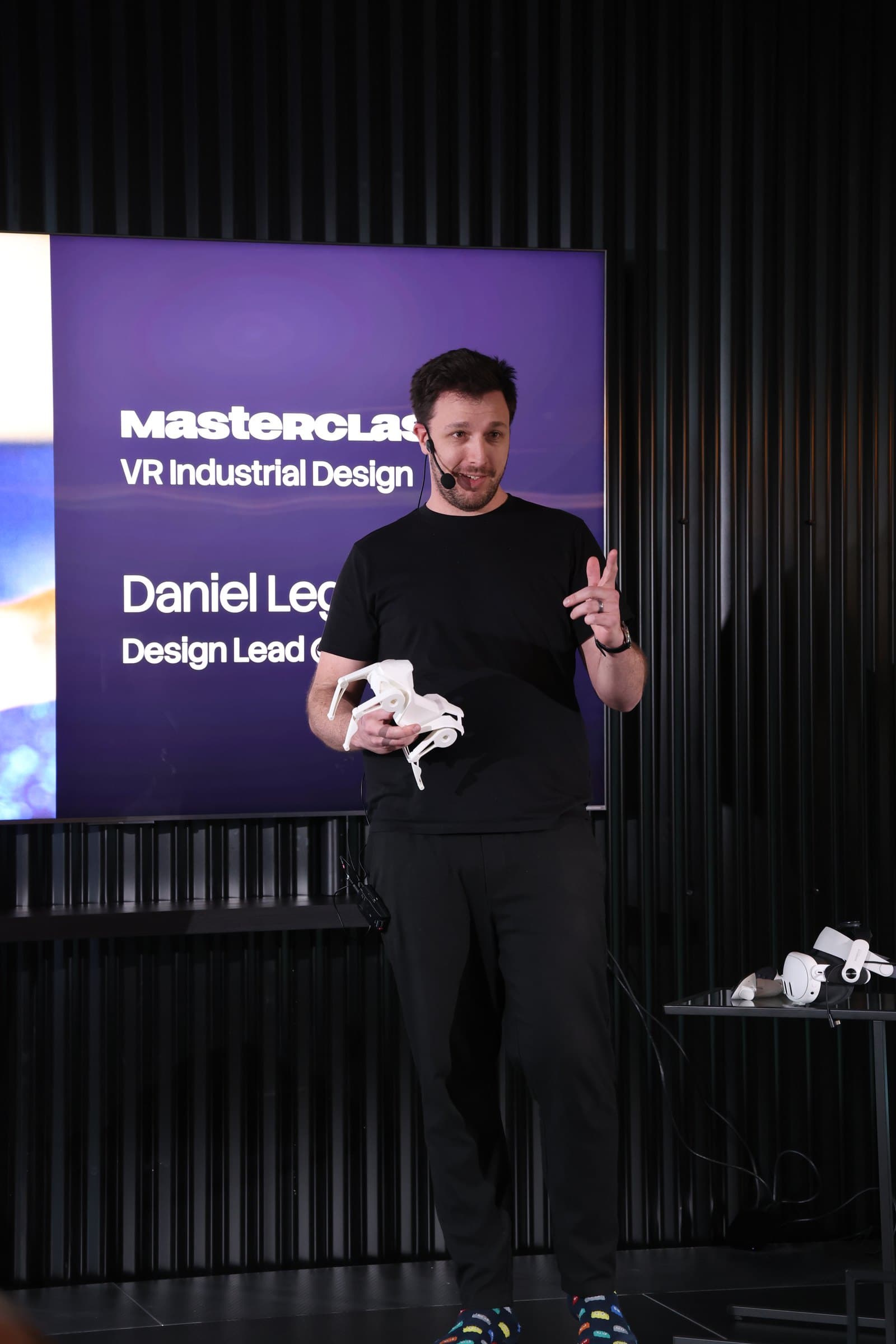 A design talk at a Glazeworks event